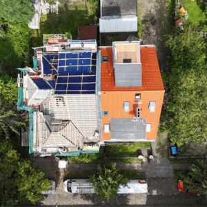 Installation Solardachziegel