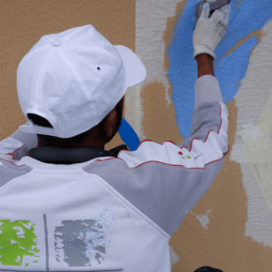 Fassadenkunst Unicef