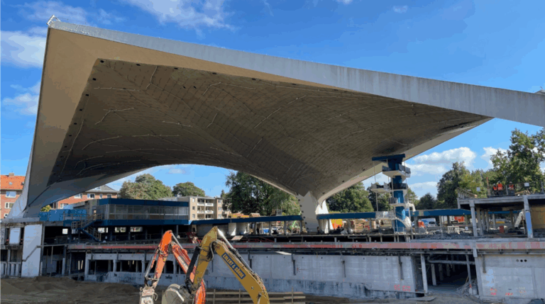 KKS-Schutz an denkmalgeschützter Hyperdachschale Hamburg